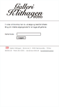 Mobile Screenshot of galleriklithagenfoto.dk